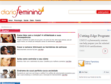 Tablet Screenshot of diariofeminino.com